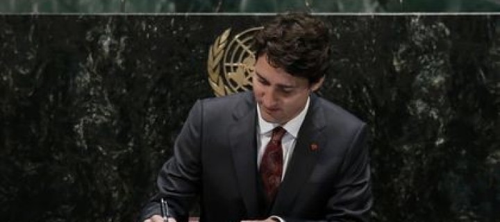 Prime Minister Trudeau Surges Ahead with His “Out of Town” U.N. Publicity Campaign